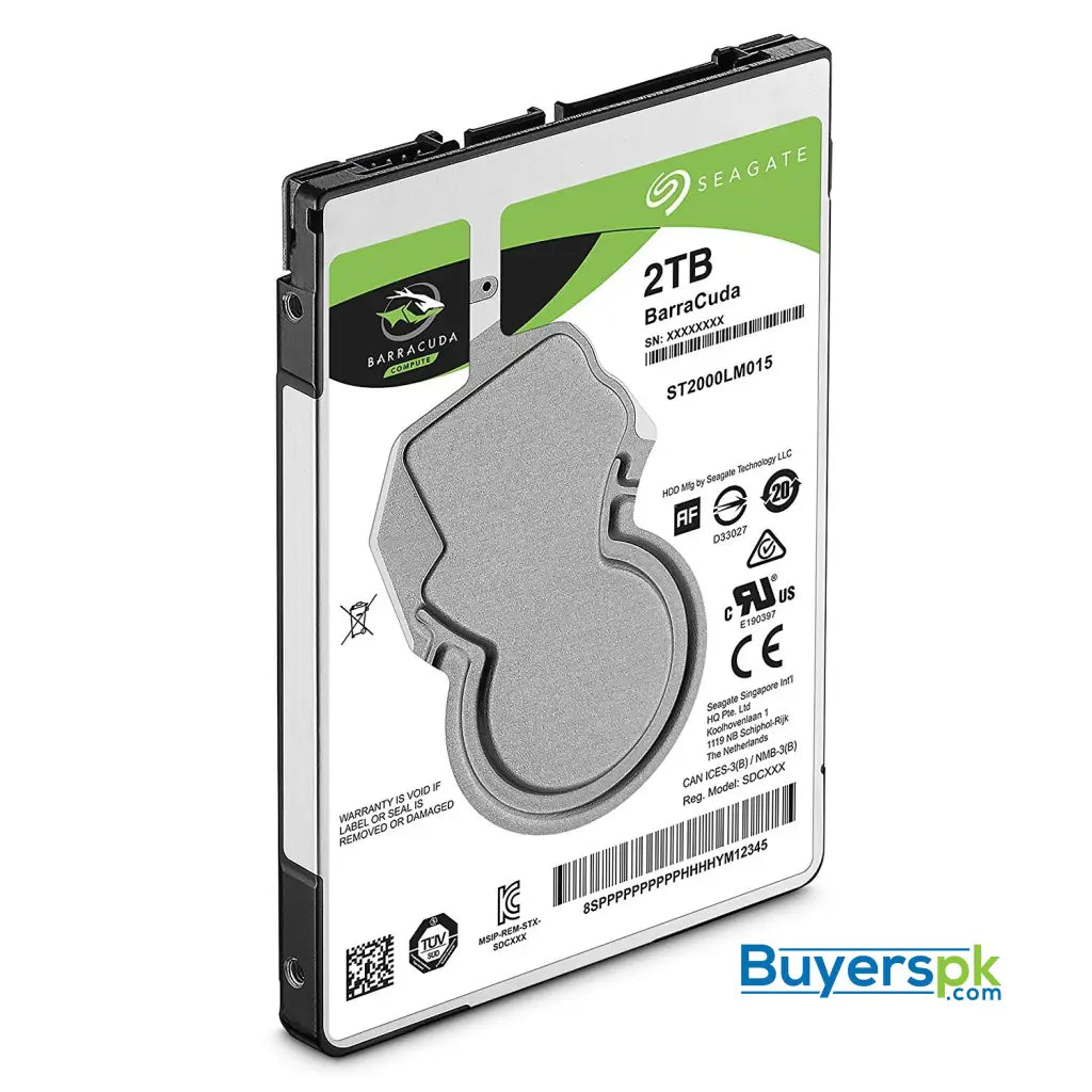 Seagate BarraCuda Mobile Hard Drive 2TB SATA 6Gb/s 128MB Cache 2.5-Inch 7mm (ST2000LM015) 2 Yrs Warranty - Hard Drive Seagate BarraCuda Mobile Hard Drive 2TB SATA 6Gb/s 128MB Cache 2.5-Inch 7mm (ST2000LM015) 2 Yrs Warranty - Hard Drive